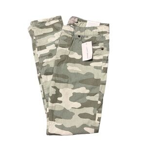 LUCKY Brand camouflage  jeggings. Slim fit, skinny, high waist. Green. L(12/14)